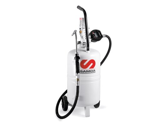 Pneumatic oil dispenser with flow meter Samoa DAC-25/21L, 25 l, art: 327020.