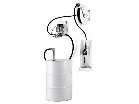 Samoa SMF-215A Kit: pump + coil with hose + counter for 205 l drums and eurocubes, art: 562206.