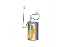 Oil draining kit with PM 4, 3:1 pump for barrel art. 379404