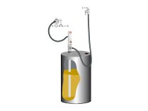 Oil draining kit with PM 4, 5:1 pump for drum