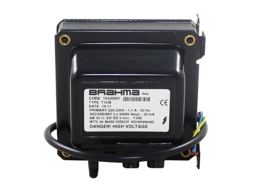 Brahma T16/B Ignition Transformer, art: 15330001.