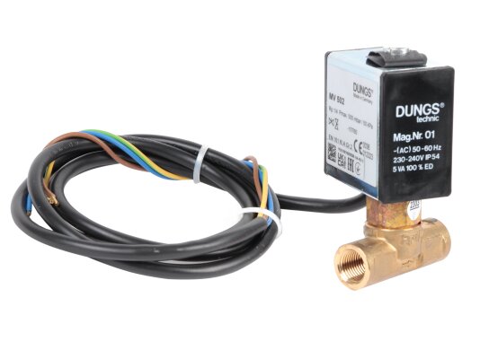 Dungs MV 502 Single-Stage Solenoid Valve, 230V, Art: 218974.