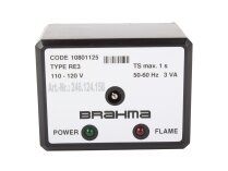 Brahma RE3 110-120V flame sensor, art: 10801125.