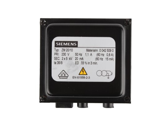 Siemens ZM 20/10 00425090 ignition transformer