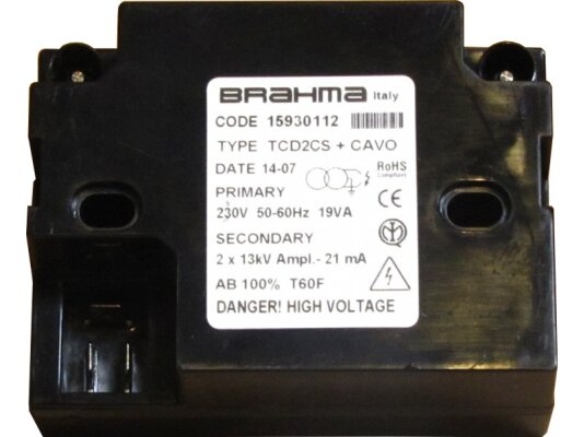 Brahma TCD2CS ignition transformer, art: 15930112