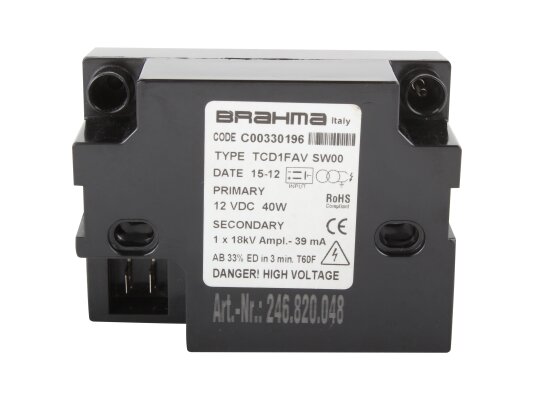 Brahma TCD1FAV C00330196 Ignition Transformer