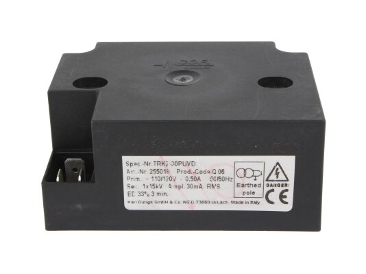 Dungs TRK2-30PUVD ignition transformer, art: 255018.