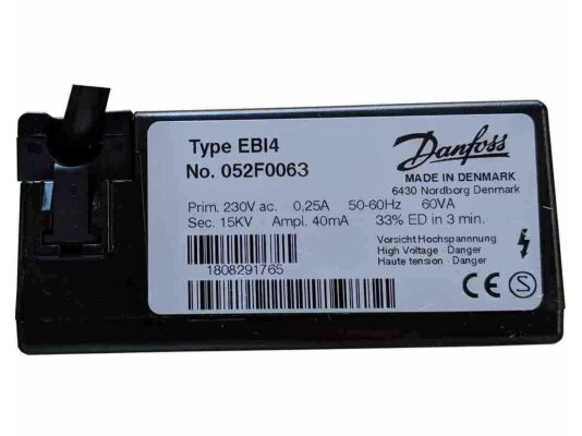 Danfoss EBI4 052F0063 Ignition Transformer