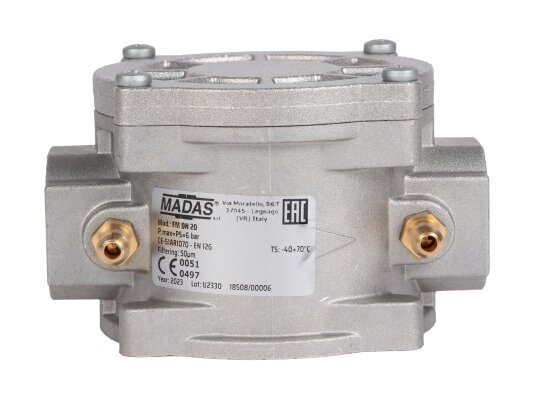 Gas filter Madas FM DN 20 6 bar, art: FM030000.