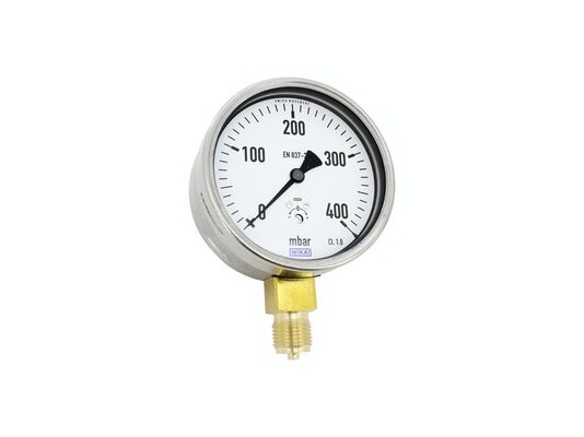 Oilon pressure gauge 612.20.100, 400 mbar.