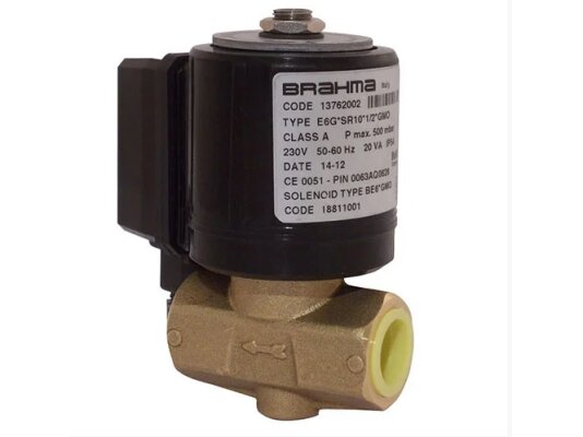 Brahma E6G*S10*1/2*GFD Gas Electromagnetic Valve, art: 13702002