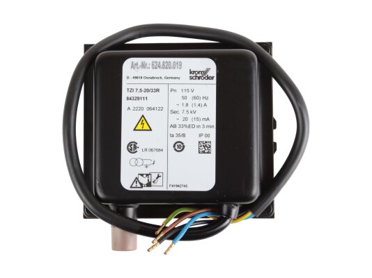 Kromschroder TZI 7.5-20/33R ignition transformer, art: 84329111.