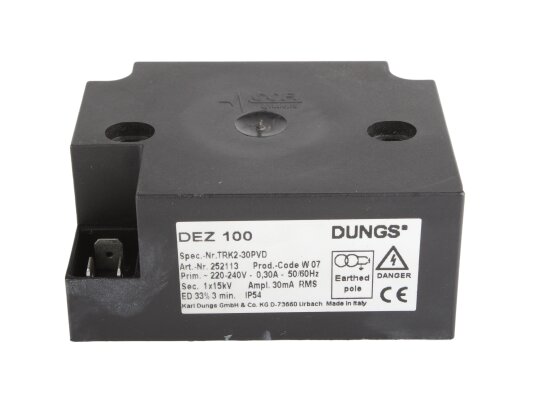 Dungs DEZ 100 ignition transformer, art: 252113