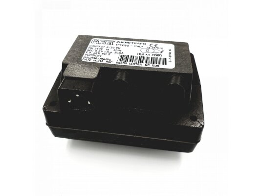 FIDA Compact 8/20 PM 240V ignition transformer, art: TD084D04.