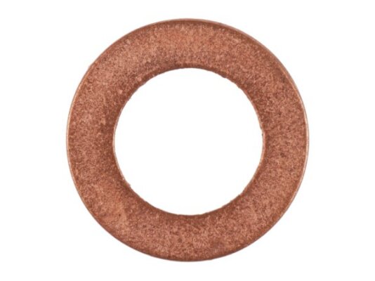 Copper seal Weishaupt 8 x 14 x 1 mm, art: 440058.