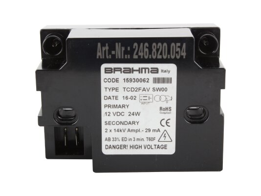 Brahma TCD2FAV 15930062 Ignition Transformer