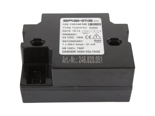 Brahma TCD1FSV C00340100 ignition transformer