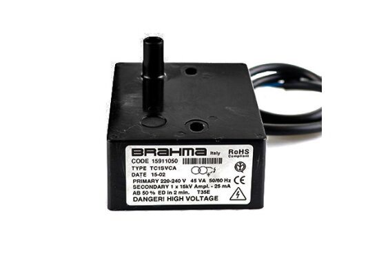 Brahma TC1SVCA ignition transformer cable 310mm, art: 15911051