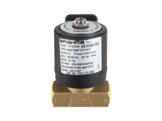 Brahma E6G*SR8*1/2*GFD 13742020 Gas Electromagnetic Valve