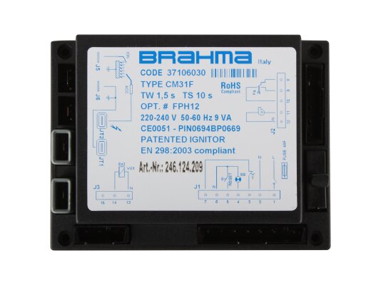 Brahma CM31F Burner Controller, 37106030