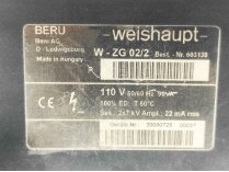 Weishaupt W-ZG 02/2 ignition transformer